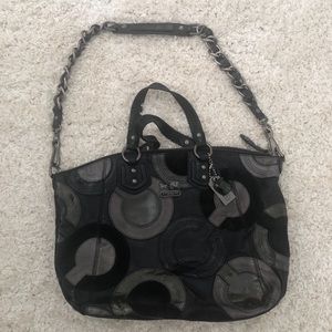 Coach 14311 Madison Inlaid OpArt Claire Leather